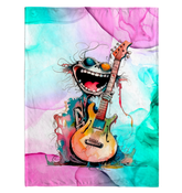 Harmonica’s Harmonious Hug Sherpa Blanket